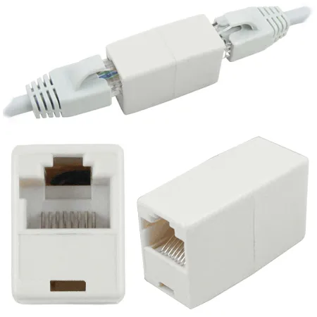 Adapter 8C RJ45 2* gniazdo