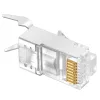 Wtyk RJ45 kat6 kat7 pass through ekran ext.