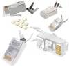 Wtyk RJ45 kat6 kat7 pass through ekran ext.