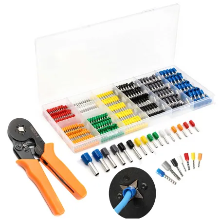 Zestaw zakończenia kabla izolowane + zaciskarka