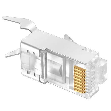 Wtyk RJ45 kat6 kat7 pass through ekran ext.