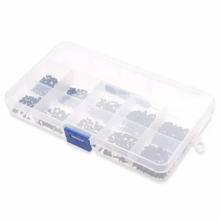 Zestaw śrubek mini 500 sztuk BOX