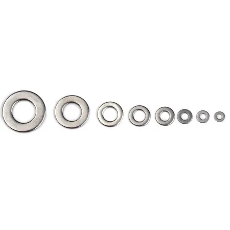 Zestaw 360 podkładek ze stali nierdzewnej