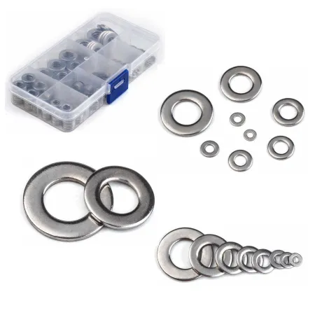 Zestaw 360 podkładek ze stali nierdzewnej