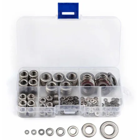 Zestaw 360 podkładek ze stali nierdzewnej