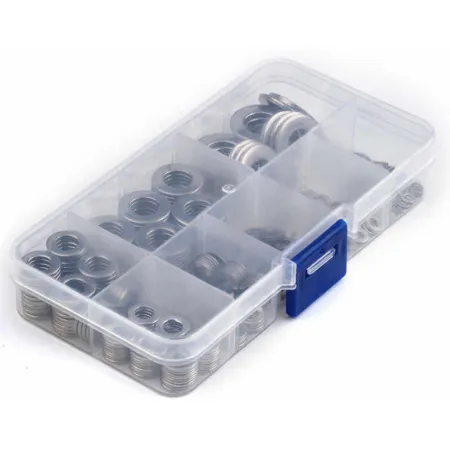 Zestaw 360 podkładek ze stali nierdzewnej