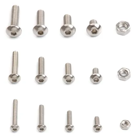Zestaw 440 śrub Hex ze stali nierdzewnej