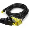 Patchcord RJ45 Kat6 UTP czarny 5m.