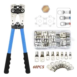 Zaciskarka dużych zakończeń kablowych 60 el.