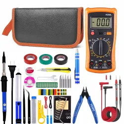 Zestaw lutowniczy duży etui