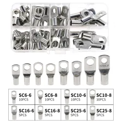 Zakończenia kablowe zestaw 60 sztuk