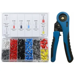 Zestaw zakończenia kabla izolowane + zaciskarka