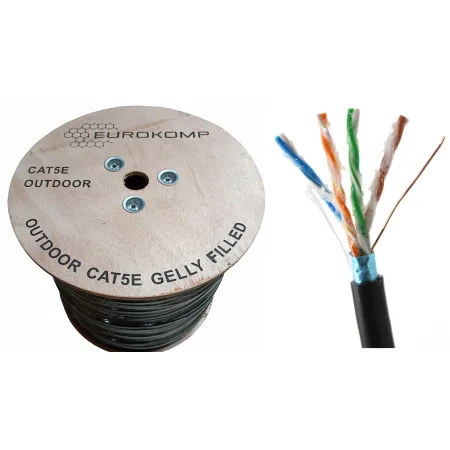 Kabel skrętka FTP CU kat5e żelowany