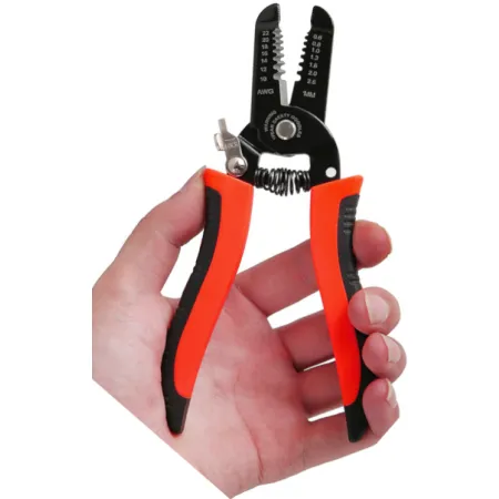 Szczypce do ściągania izolacji i zaciskania 7w1