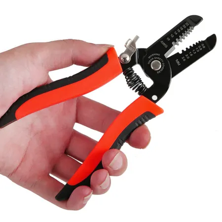 Szczypce do ściągania izolacji i zaciskania 7w1