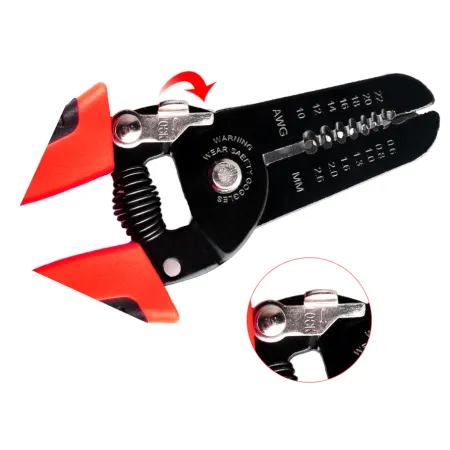 Szczypce do ściągania izolacji i zaciskania 7w1