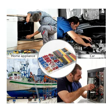 Zestaw konektorów i rurek termokurczliwych 678 el.