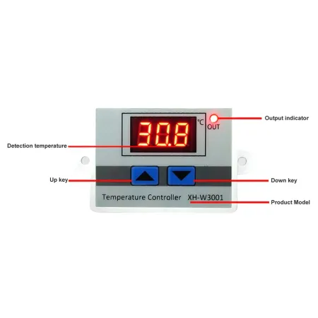 Termostat 230V XH-W3001