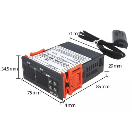 Termostat 230V STC-3028