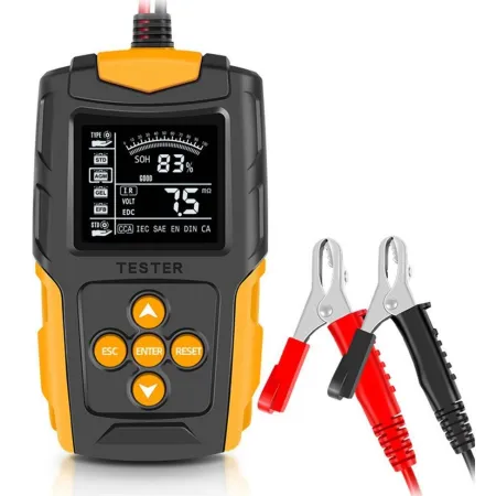 Cyfrowy tester akumulatorów 12/24V