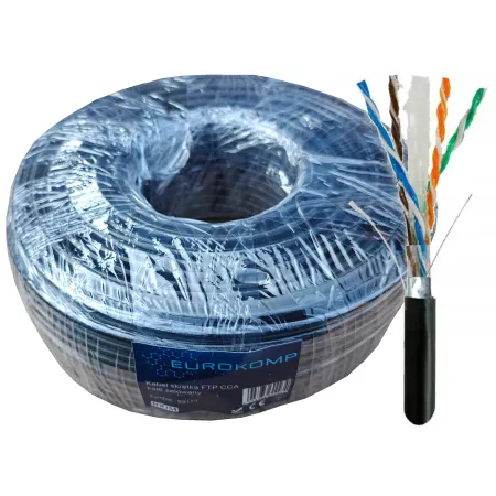 Kabel skrętka FTP CCA kat6 żelowany