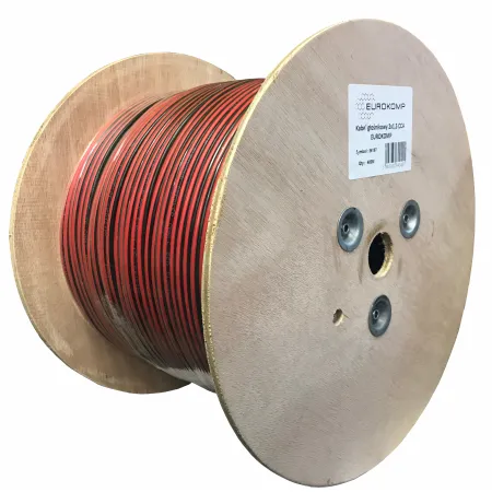 Kabel głośnikowy 2x1,5 CCA czarno-czerwony