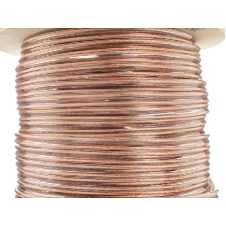 Kabel głośnikowy 2x2,5 CCA transparentny