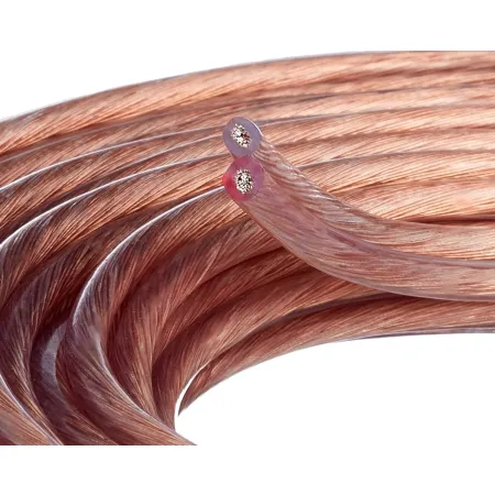 Kabel głośnikowy 2x2,5 CCA transparentny