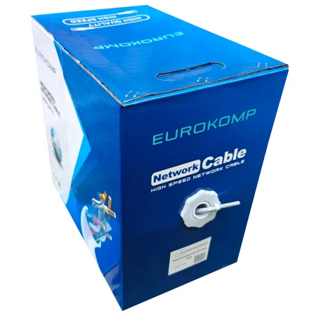 Kabel skrętka UTP CCA szara kat6