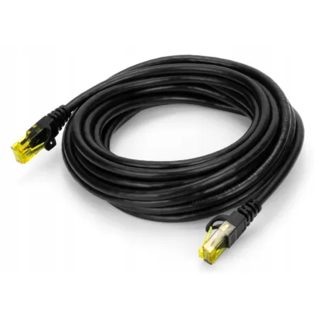 Patchcord RJ45 Kat6 UTP czarny 5m.
