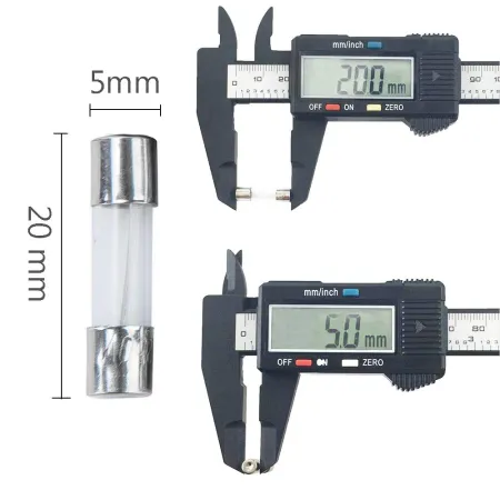 Zestaw 200 bezpieczników 20mm 30mm 250V 0.1A–20A